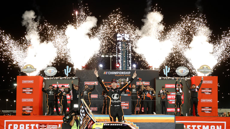 Rhodes earns 2nd NASCAR Trucks title, Eckes takes race win (plus full stats, VIDEOS)